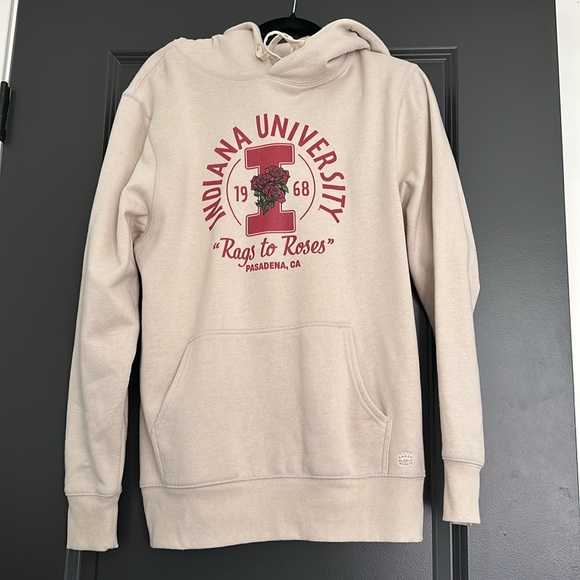 Indiana University Beige Hoodie - Picture 1 of 3